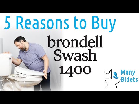 Brondell Swash 1400 bidet seat - 5 Reasons TO BUY