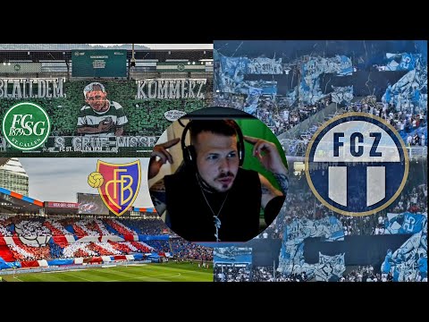 FCZ geg BASEL mit chranke Choreos ebeso d ST.GALLER - 6. Rundi - (Winterthurer reagiert)