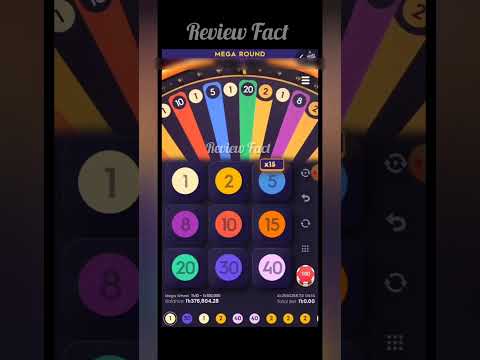 Mega wheel casino game review. #bigwin #casino 