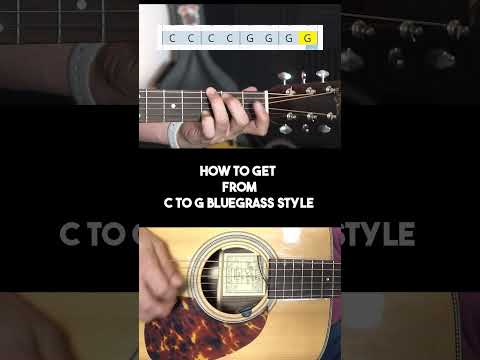 How to Play Bluegrass Bass Runs - G to C