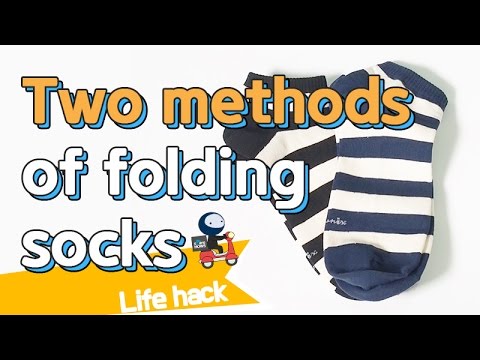 Two Methods of Folding Socks | sharehows