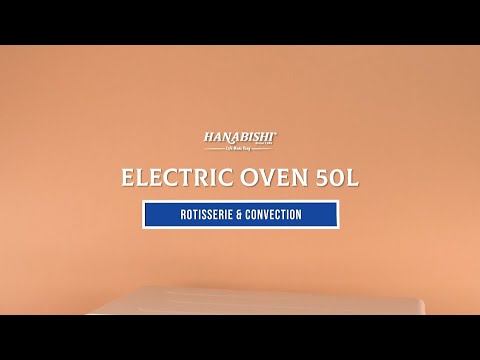 Hanabishi Electric Oven 50L (Rotisserie & Convection) HA6250RCL