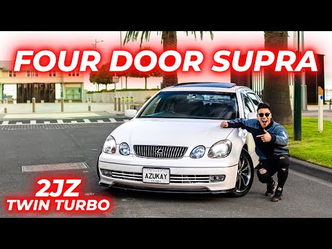 Thumbnail for Forget The Lexus GS300, This Toyota Aristo Is a TWIN TURBO 2JZ Sedan by Toyota Aristo