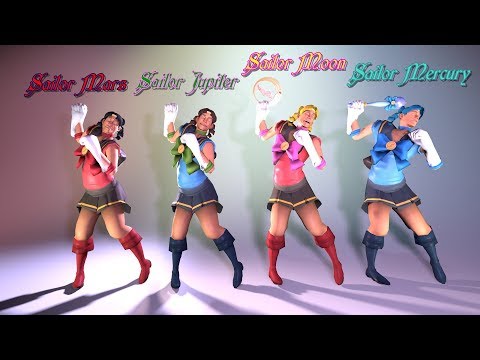 [SFM] Sailor Scouts [4K]