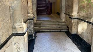 Marmor Hauseingang schleifen und polieren - Marmor renovieren und reparieren - Stein-Doktor