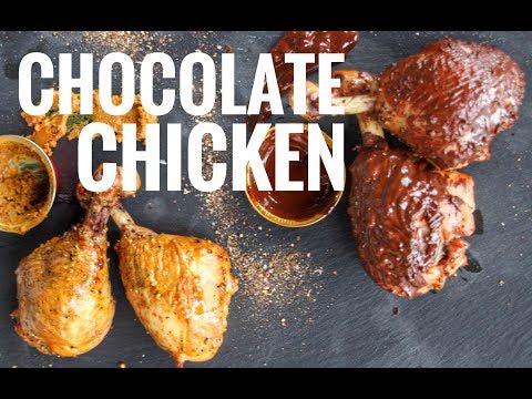 SMOKED CHOCOLATE CHICKEN - english BBQ-Video - 0815BBQ