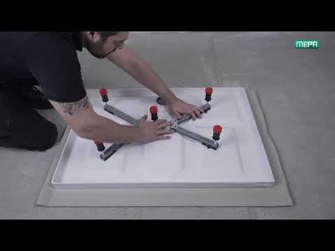 MEPA BW-5 Maxi - Installation of the acrylic shower tray