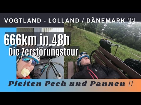 Lolland 666 || Solo 666km in 48h, von Mitte Deutschland an die Ostsee/Lolland || Zerstörungstour