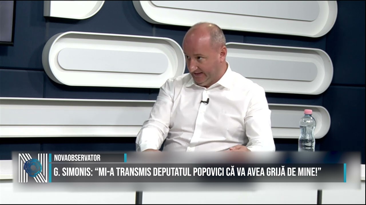 G. Simonis: “Mi-a transmis deputatul Popovici că va avea grijă de mine!”