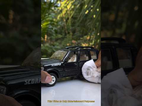 I am cleaning a 🧹 Scorpio car 🚗