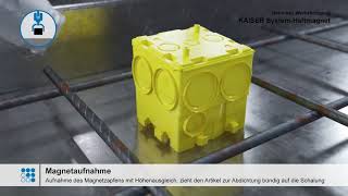 B² Werksfertigung - System Haftmagnet - Einlegearbeiten