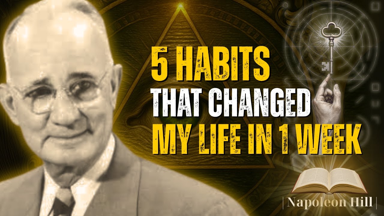 5 Habits That Changed My Life in 1 Week | Napoleon Hill Motivation