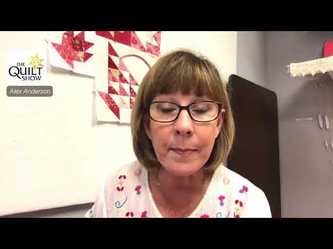 Alex Anderson LIVE: The Pinwheel Quilt Block - Mystery Class 9