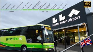 How to get to LONDON from LUTON airport - Greenline 757 bus