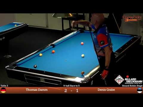 Thomas Damm v Denis Grabe | Group | TOR SERVICE 24 / BILLARD BECKMANN | Pinneberg Open 2017