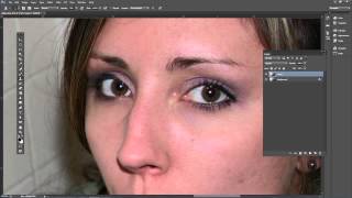 Photoshop Tutorial - Removing Red Lines in Eyes