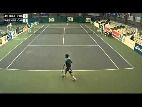 JALOUNEIX (FRA) vs WEEKES (CAN) - Open Super 12 Auray Tennis