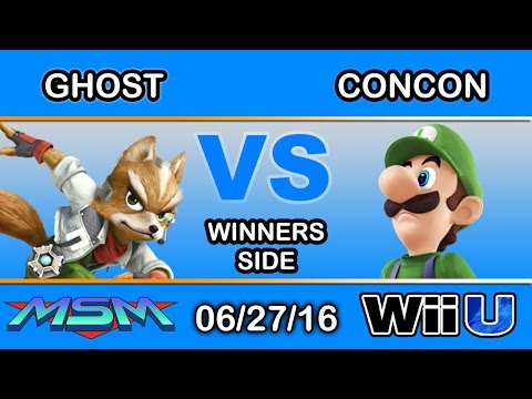 MSM 56 - MMG | Ghost (Fox) Vs. Mr. ConCon (Luigi) Winners Side - Smash Wii U