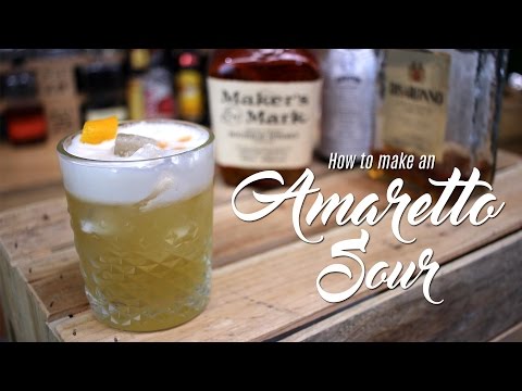 Amaretto Sour Cocktail Recipe - Jeffrey Morgenthaler's Method