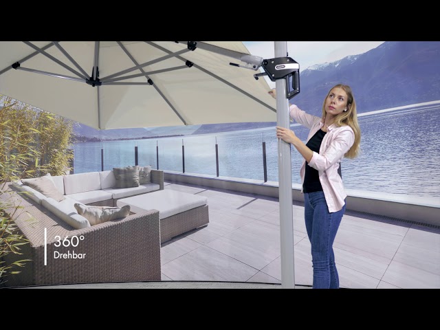 Video Teaser für doppler Pendelschirm ACTIVE 350x260 cm