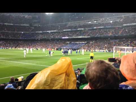 Real Madrid vs Wolfsburg  - Free kick Cristiano Ronaldo Third Goal