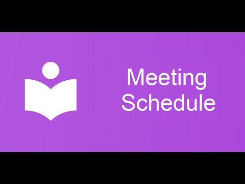 Meeting Schedule Builder Video