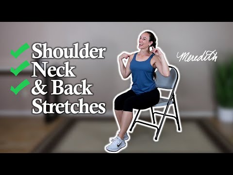 Seated Stretching for Shoulder, Neck and Back Pain Relief