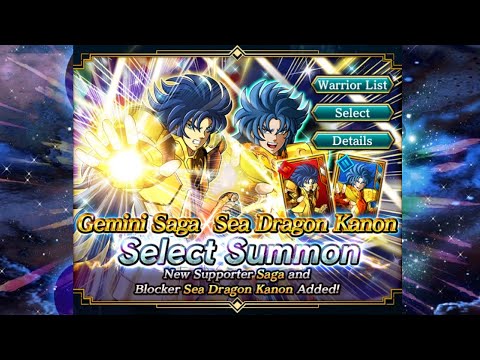 Gemini Saga/Sea Dragon Kanon All Charge Skills | Saint Seyia Shining Soldiers