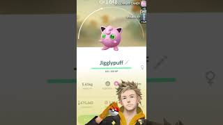 We just caught Shiny Jigglypuff in Pokémon GO!