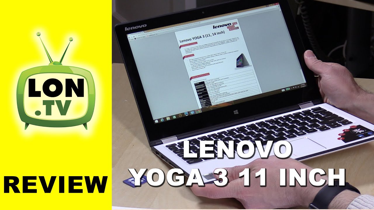 Lenovo Yoga 3 11 inch review - Word, web, video, and minecraft