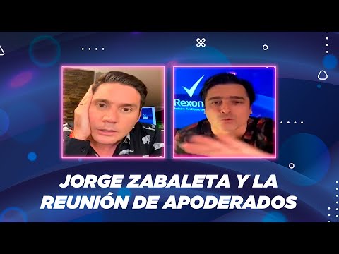 Jorge Zabaleta y la reunión de apoderados