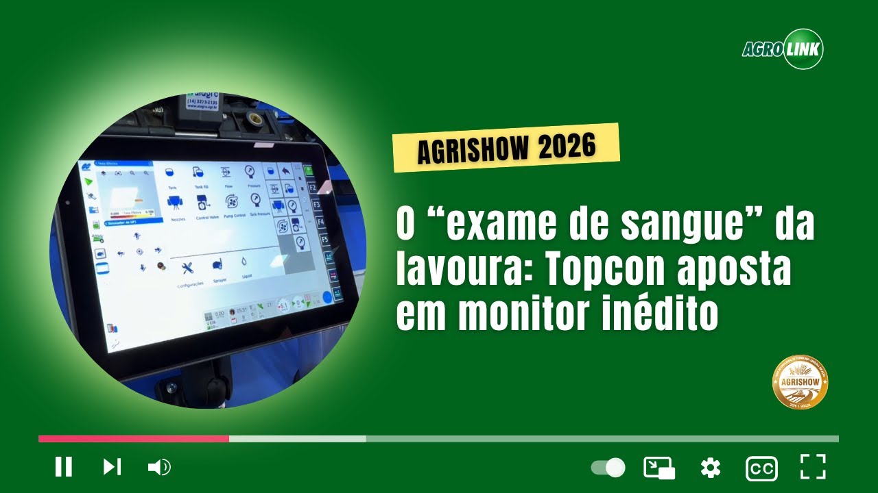 O “exame de sangue” da lavoura: Topcon aposta em monitor inédito