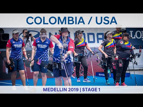Colombia v USA – compound women's team gold | Medellin 2019 World Cup S1