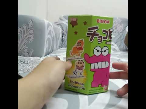 Thai choco B review  Thai Crayon Shinchan 's snack