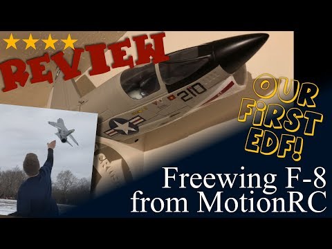 Our first EDF - Freewing F-8 review