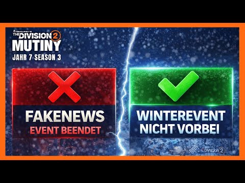 FAKE NEWS! ❌ Winter Event is NOT over | The Division 2 German Winter Event