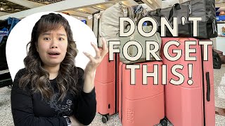 PACKING LIST for Travel with Young Children (Baby + Toddler) | July Luggage Review