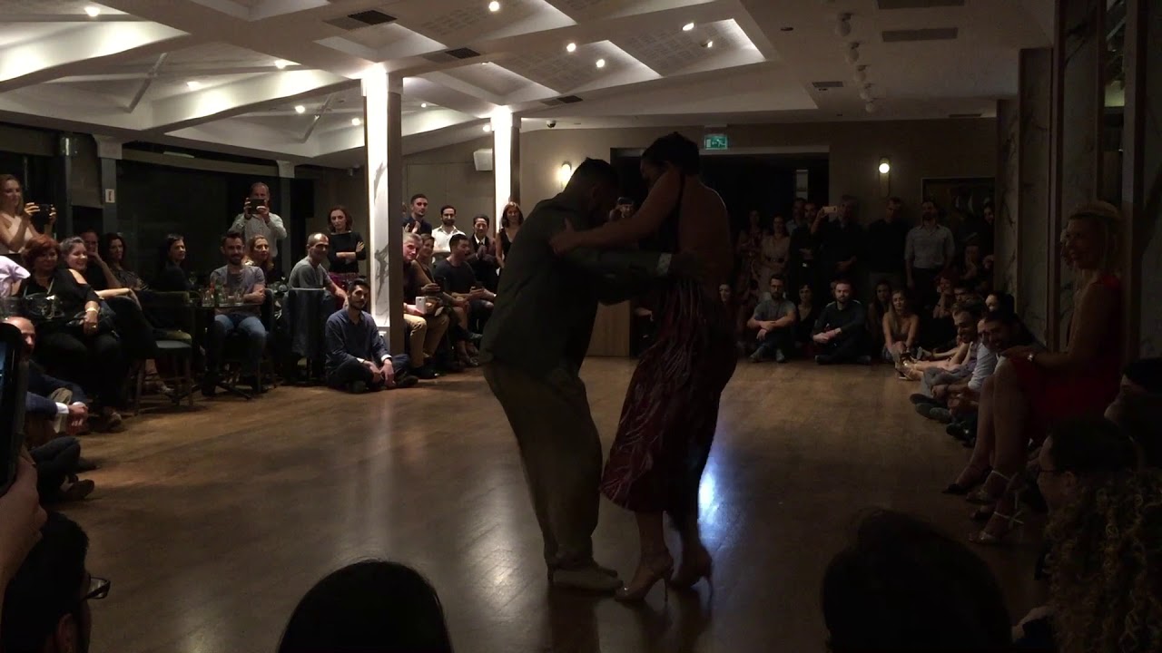 Virginia Pandolfi & Jonatan Aguero @ Public Cafe in Athens (Milonga La Yumba), Milonga