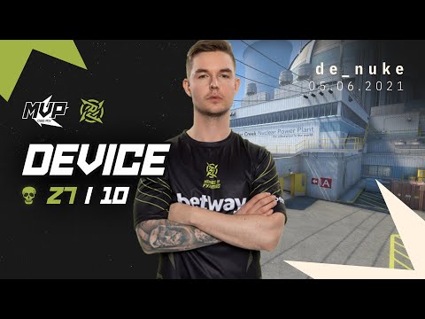 MVP CSGO POV: NiP device (27/10) vs Heroic (de_nuke) @ IEM Summer