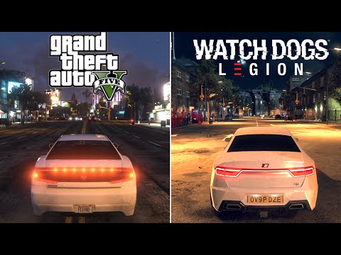 Watch Dogs Legion VS GTA V - Best comparison