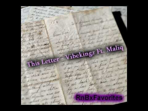 This Letter - Vibekingz Ft. Maliq - Audio + Lyrics