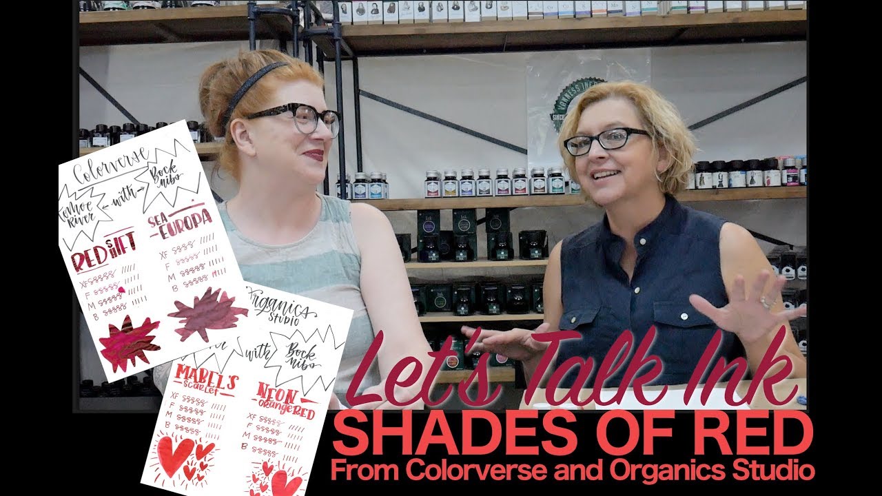 Let's Talk Ink- Shades of Red: Colorverse and Organics Studio