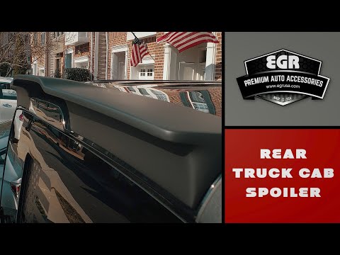 EGR Rear Truck Cab Spoiler, Review / Installation, Ford F-150