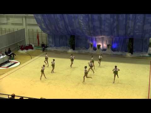 00051 Tapiolan Voimistelijat Pilke 10 - 12 v E-S Aluekilpailut Kotka 13.4.13