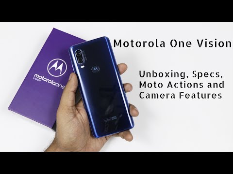 Motorola One Vision [India] - Unboxing, Specs, Moto Actions and Camera Features