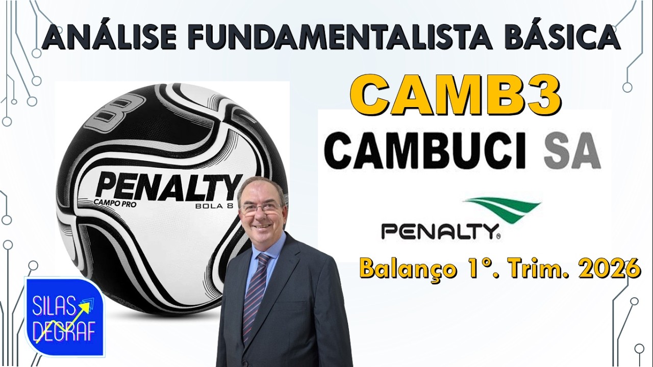 CAMB3 - CAMBUCI S/A. ANÁLISE FUNDAMENTALISTA BÁSICA. PROF. SILAS DEGRAF. BALANÇO 1o. TRIM. 2026