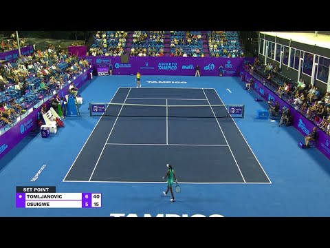 WTA Tennis Coverage Ajla Tomljanovic 🇦🇺 Vs Whitney Osuigwe 🇺🇸 Tampico 🇲🇽