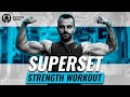 SUPERSET FULL BODY DUMBBELL WORKOUT | Spartan Shred - Day 7
