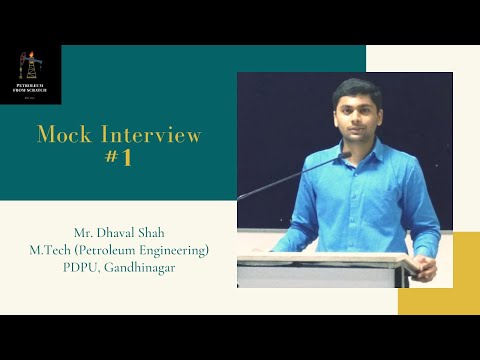 Virtual Mock Interview 1 Petroleum Engineering | Petroleum From Scratch