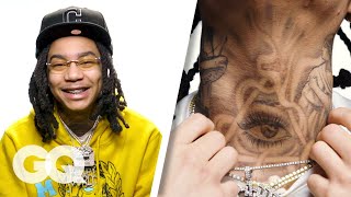 YBN Nahmir Breaks Down His Tattoos | GQ